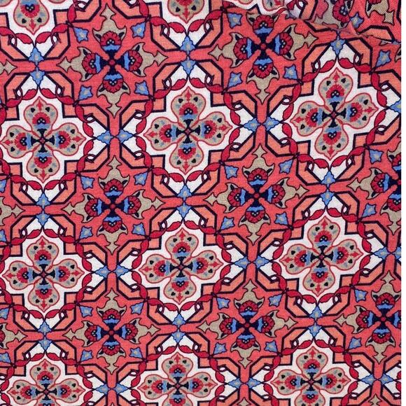 cato women colorful pull-on palazzo pants elastic waist sz s wide legs - Picture 9 of 10